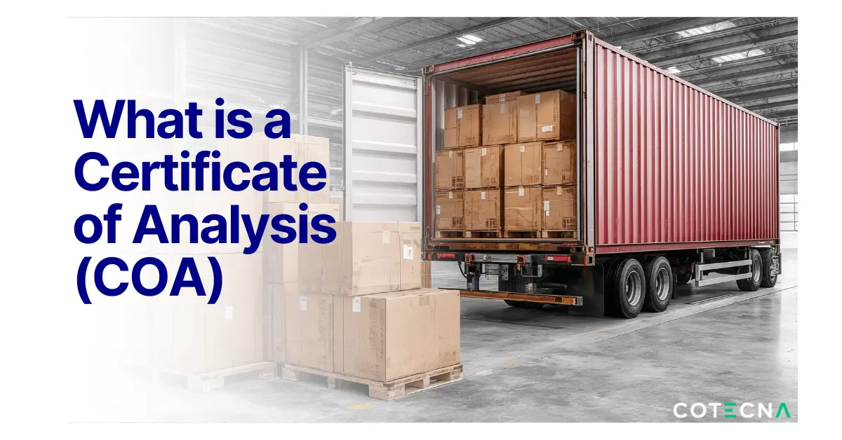 What is a Certificate of Analysis (CoA) | Cotecna News